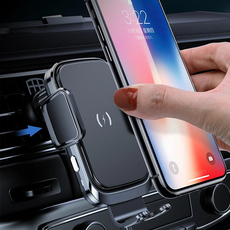 Cell Phone Accessories Mobile Phone Charger Holder Mount Auto Magnet 15W Wireless Fast Car Charger for Iphone