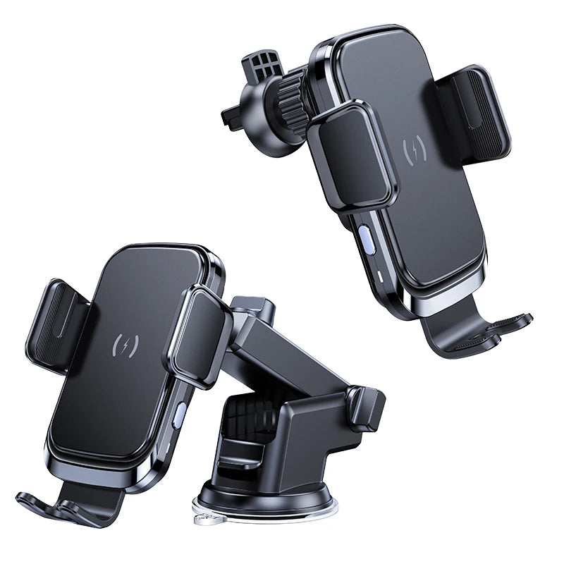 Cell Phone Accessories Mobile Phone Charger Holder Mount Auto Magnet 15W Wireless Fast Car Charger for Iphone