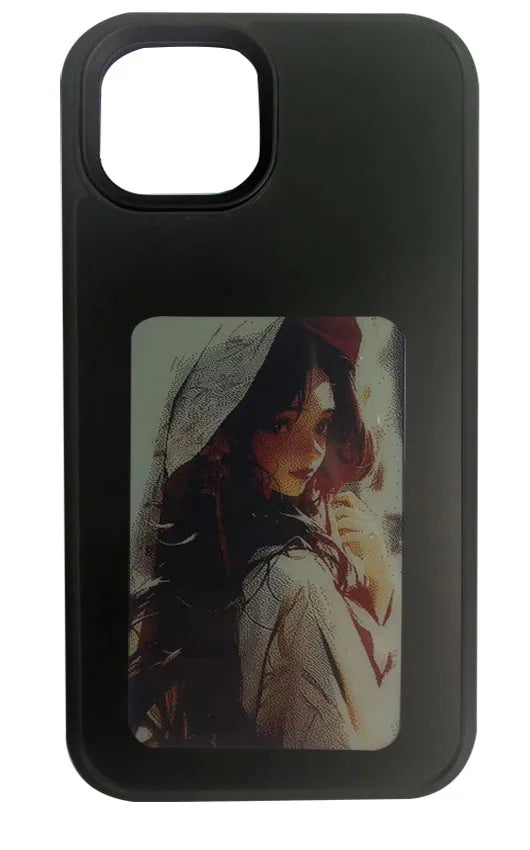 Trending New Shockproof Mobile Cover Wireless Transmission DIY E-Ink Screen NFC Smart Phone Case for Iphones 15 Pro Max Cases
