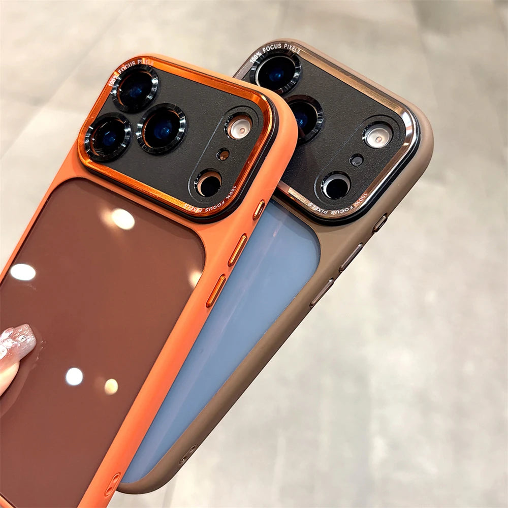 Luxury Official Lens Metal Camera Protection Phone Case For iPhone
