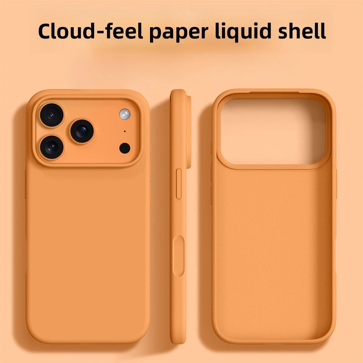 Liquid Silicone Phone Case for IPhone 17 Pro Max Soft Protection Cases for IPhone Air 16E 16 15 14 13 Pro Max Shockproof Cover