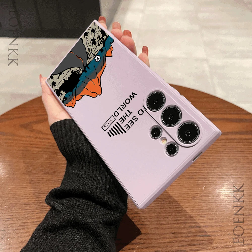 To See the World Silicone Case for Samsung Galaxy