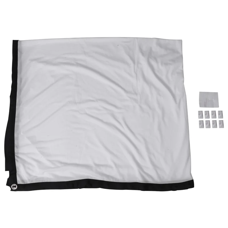 New Tech Projector Screen For Home Theater HD White Foldable Anti-Crease