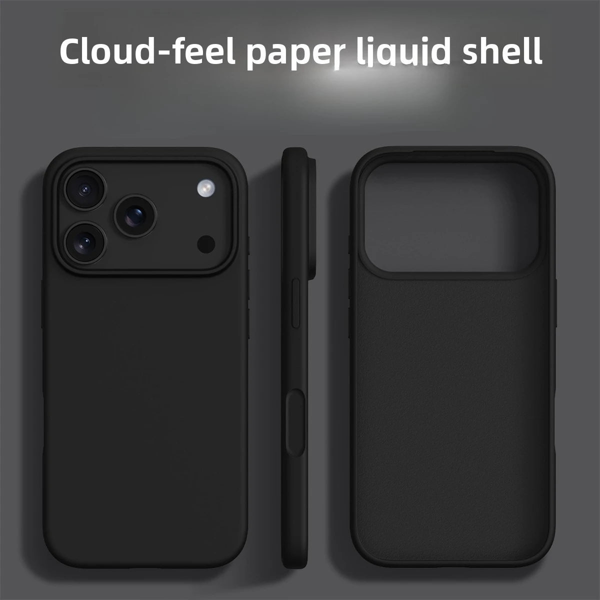 Liquid Silicone Phone Case for IPhone 17 Pro Max Soft Protection Cases for IPhone Air 16E 16 15 14 13 Pro Max Shockproof Cover