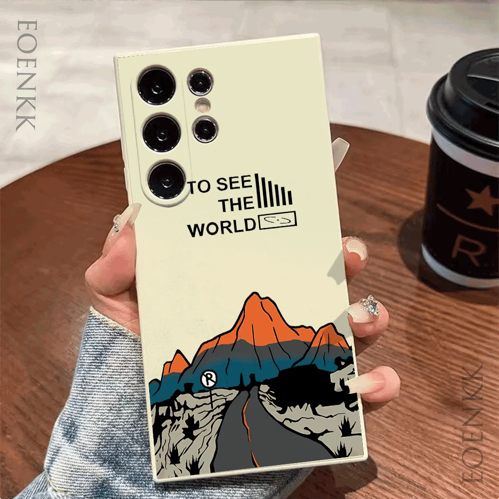 To See the World Silicone Case for Samsung Galaxy