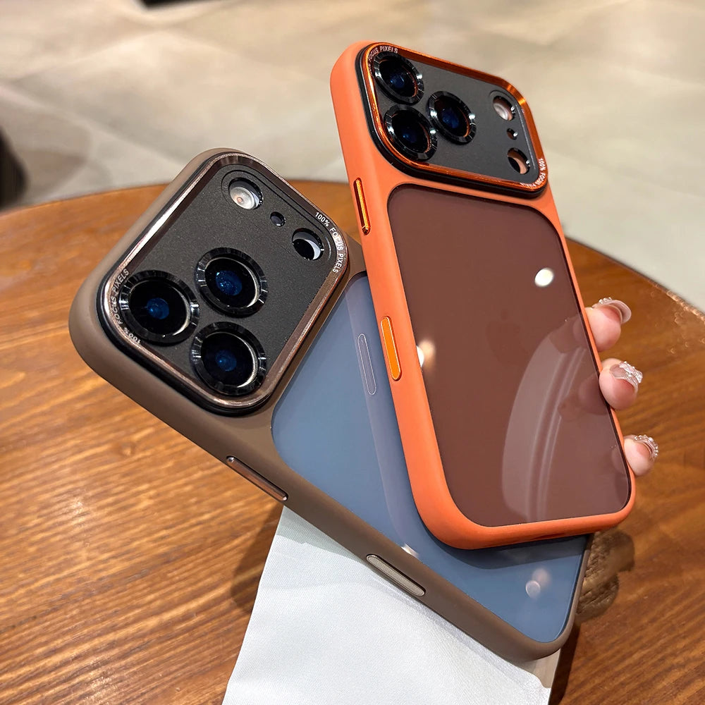 Luxury Official Lens Metal Camera Protection Phone Case For iPhone