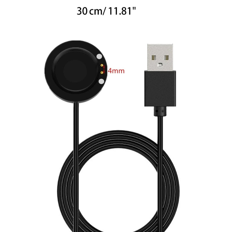 Smart Watch Power Adapter Charger Cradle USB Fast Charging Cable For T55/ T55+Pro /T500 Pro /T500 Plus /T500 Smartwatch Charger