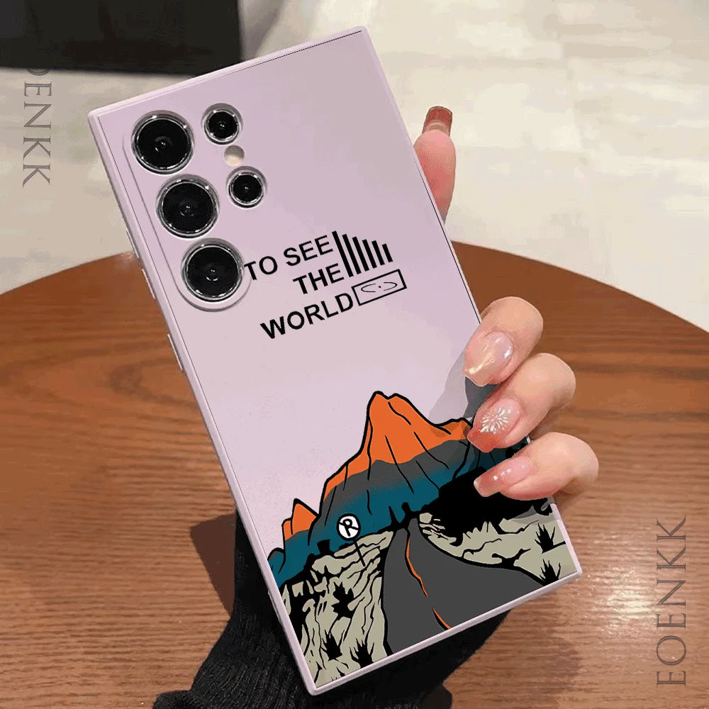 To See the World Silicone Case for Samsung Galaxy