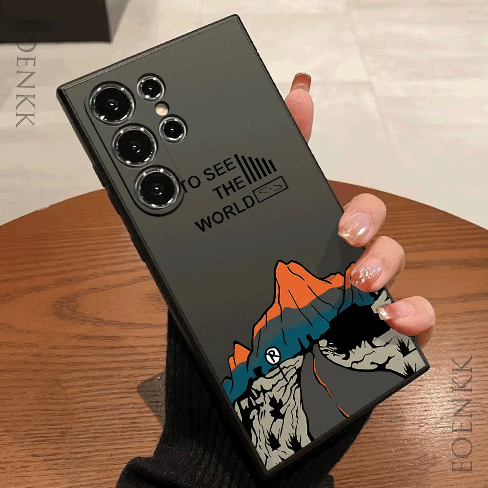 To See the World Silicone Case for Samsung Galaxy