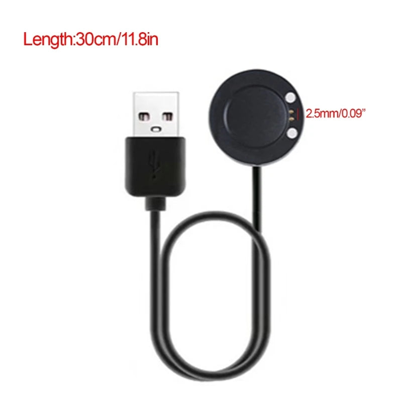 Smart Watch Power Adapter Charger Cradle USB Fast Charging Cable For T55/ T55+Pro /T500 Pro /T500 Plus /T500 Smartwatch Charger