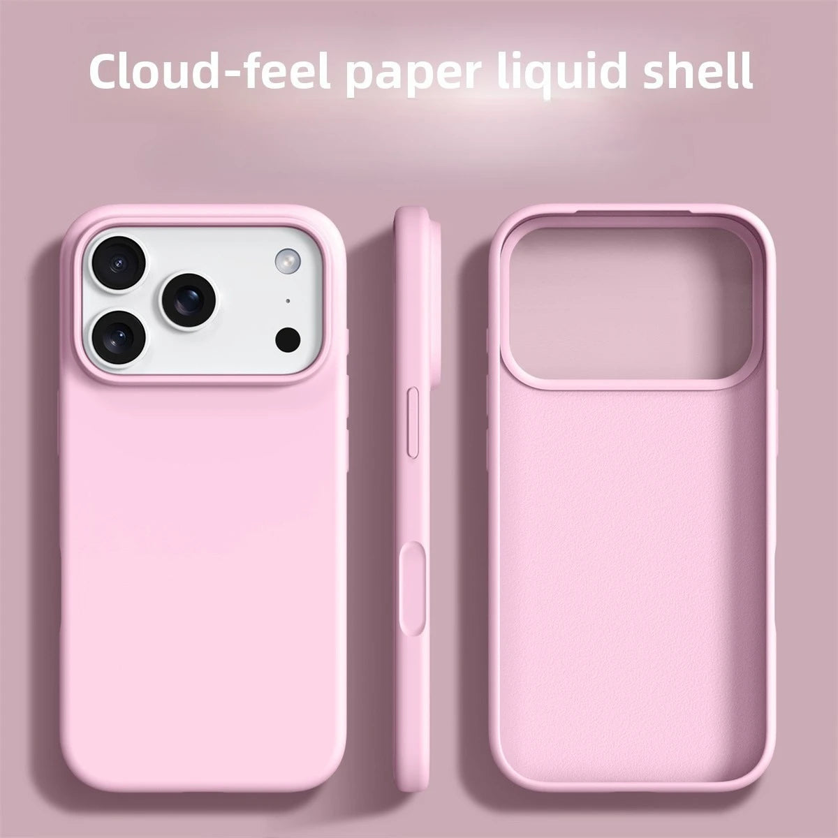 Liquid Silicone Phone Case for IPhone 17 Pro Max Soft Protection Cases for IPhone Air 16E 16 15 14 13 Pro Max Shockproof Cover