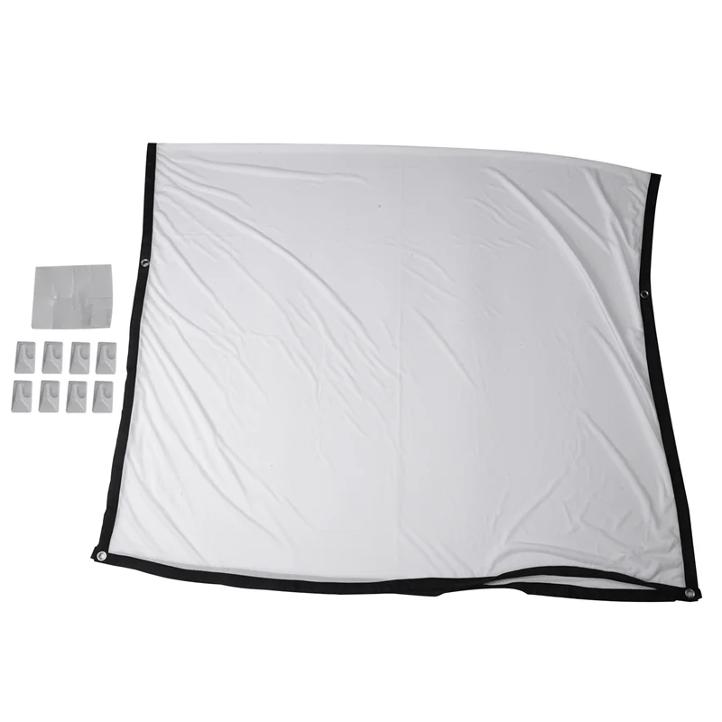 New Tech Projector Screen For Home Theater HD White Foldable Anti-Crease