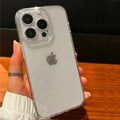 Bling Glitter Clear Case For iPhone 16 15 Pro Max 14 13 12 11 XR X XS 16 Plus Lens Protection Shockproof Transparent Soft  Cover