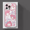 Case for iPhone 17 Pro Max 11 6 6S 7 8 SE 12 16 Plus 15 14 Air 13 Mini X XS XR Clear Phone Cover My Melody Kuromi