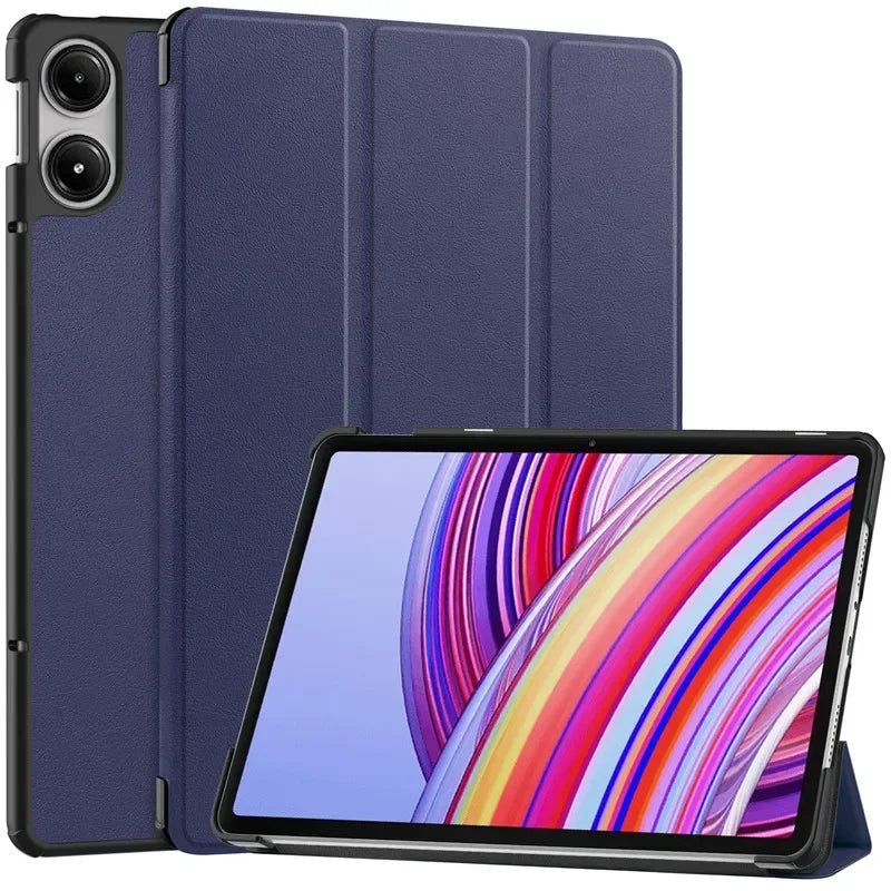 For Xiaomi Redmi Pad Pro 2024 Folding Flip Stand Case Funda for Red Mi Pad Pro 12.1 POCO Pad 12 1 Tablet Cover with Auto Sleep