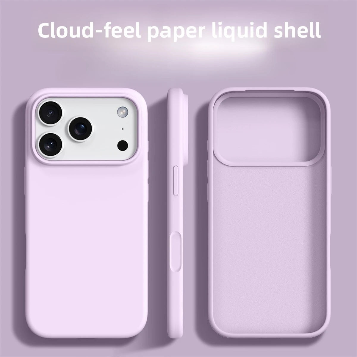 Liquid Silicone Phone Case for IPhone 17 Pro Max Soft Protection Cases for IPhone Air 16E 16 15 14 13 Pro Max Shockproof Cover