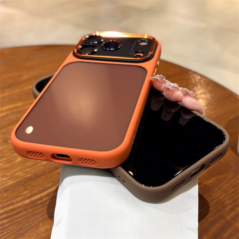 Luxury Official Lens Metal Camera Protection Phone Case For iPhone