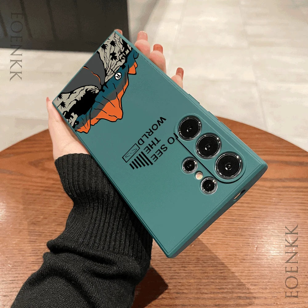 To See the World Silicone Case for Samsung Galaxy