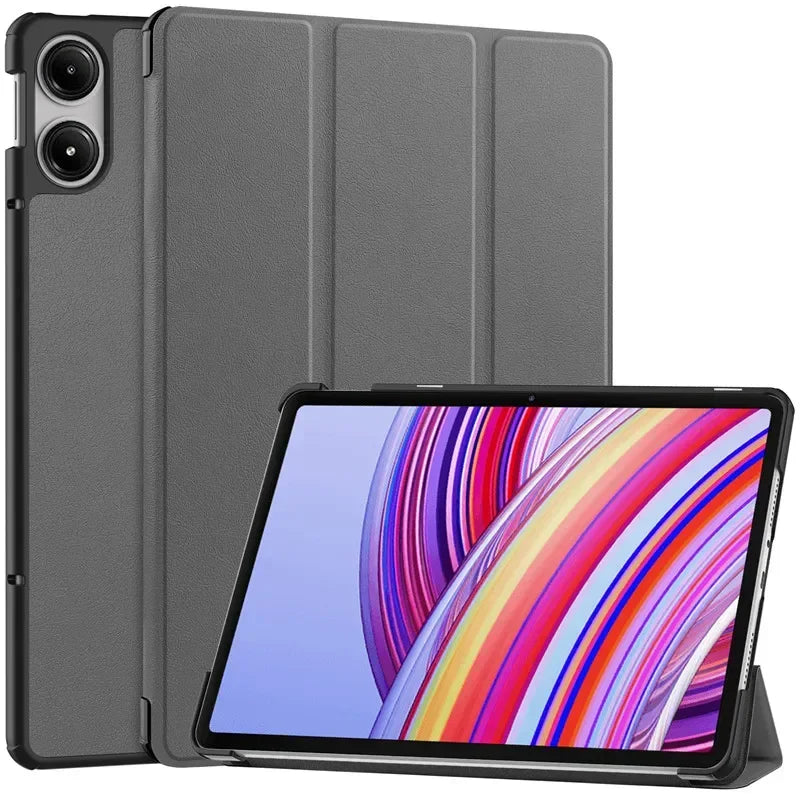 For Xiaomi Redmi Pad Pro 2024 Folding Flip Stand Case Funda for Red Mi Pad Pro 12.1 POCO Pad 12 1 Tablet Cover with Auto Sleep
