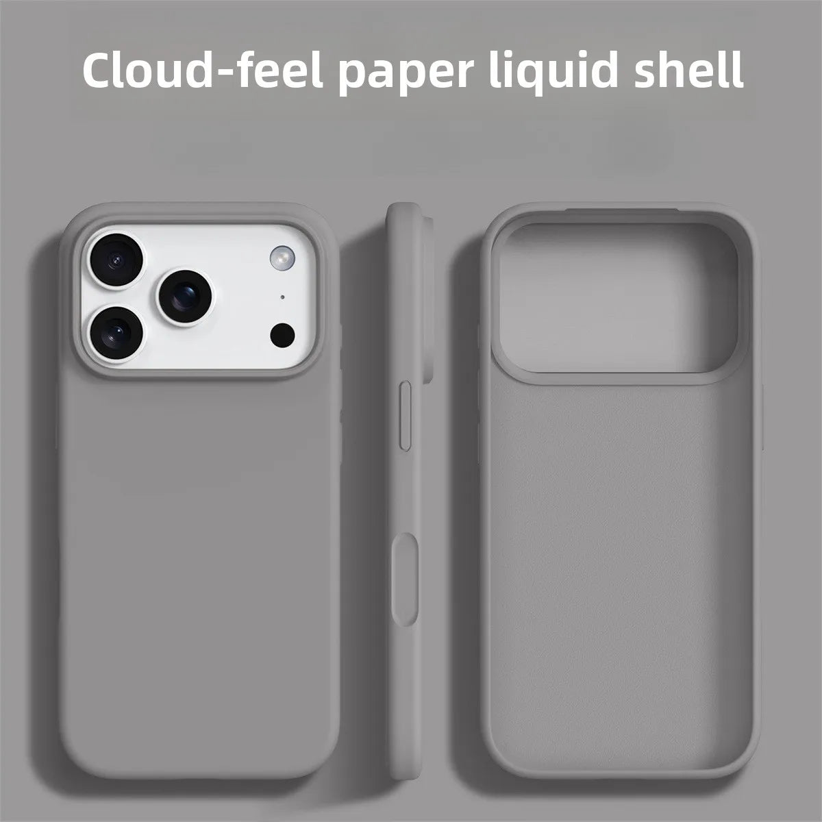 Liquid Silicone Phone Case for IPhone 17 Pro Max Soft Protection Cases for IPhone Air 16E 16 15 14 13 Pro Max Shockproof Cover
