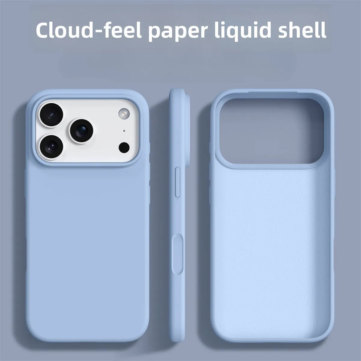 Liquid Silicone Phone Case for IPhone 17 Pro Max Soft Protection Cases for IPhone Air 16E 16 15 14 13 Pro Max Shockproof Cover