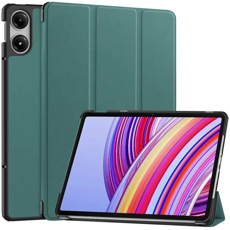 For Xiaomi Redmi Pad Pro 2024 Folding Flip Stand Case Funda for Red Mi Pad Pro 12.1 POCO Pad 12 1 Tablet Cover with Auto Sleep